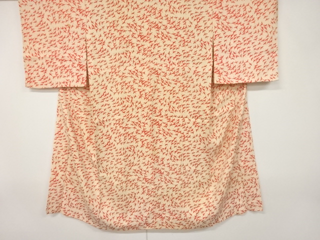 アンティーク　群鶴模様長襦袢